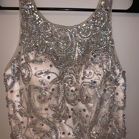 Pink/nude prom dress by Dancing Queen - Picture 4 of 8